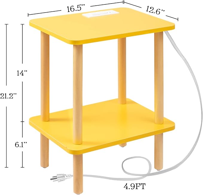FORAOFUR Side Table, End Table - Image 3