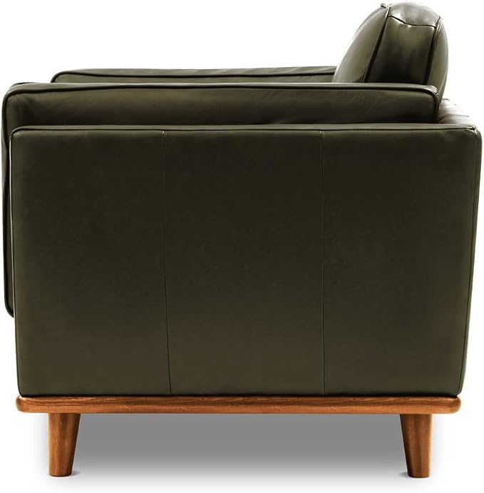 Valencia Artisan Leather Accent Chair, Full-Aniline Leather Upholstery - Image 7