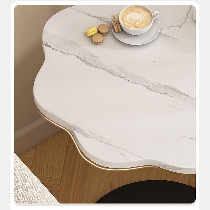 Rustic Side Table Nordic-Inspired Modern Bedside Table - Image 5