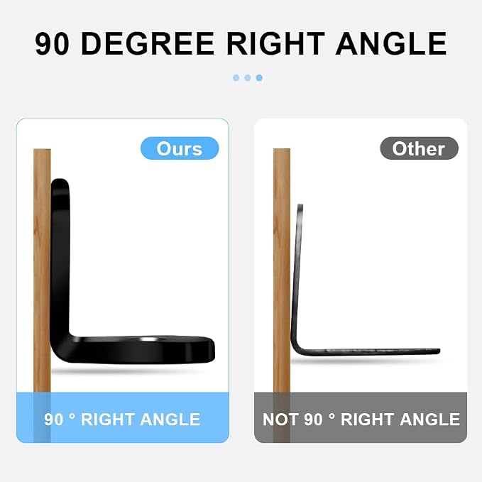 Vicuna R 40PCS L Brace, Stainless Steel Corner Brace, Metal Right Angle Bracket - Image 4