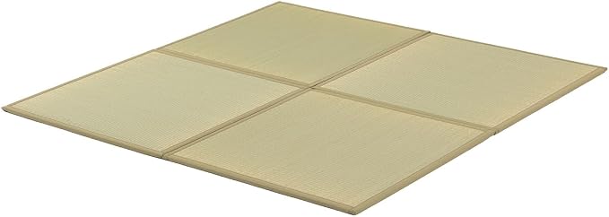 FULI Japanese Square Tatami Rug, Lightweight Igusa Mat, Made in Japan by FULI
