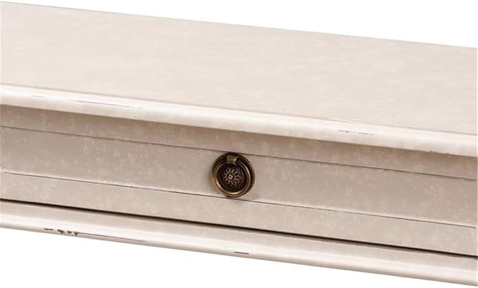 Baxton Studio Ariella Country Cottage Farmhouse Whitewashed 1-Drawer Console - Image 10