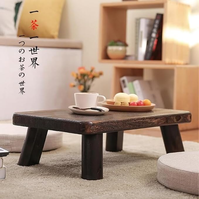 CHICKEN Couch End Table Little Traditional Tea Table Long Paulownia Wood Asia - Image 3