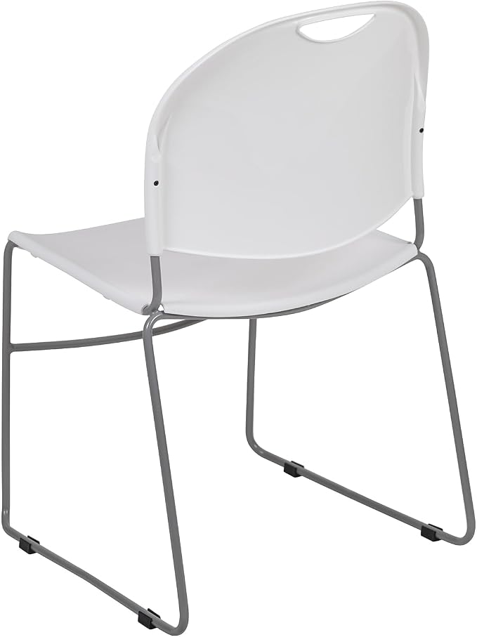 Flash Furniture HERCULES Series 5 Pack 880 lb. Capacity White Ultra-Compact - Image 6