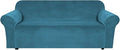 H.VERSAILTEX Stretch Velvet Sofa Covers Large Couch Covers Sofa Slipcovers by HVERSAILTEX