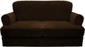 CUCRAF T Cushion Sofa Cover 3 Piece Loveseat Slipcovers, Soft Thick Velvet by CUCRAF