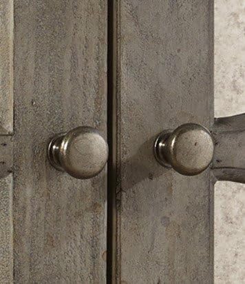 Hooker Furniture Melange 4-Door Diamante Console in Weathered Gray - Image 6