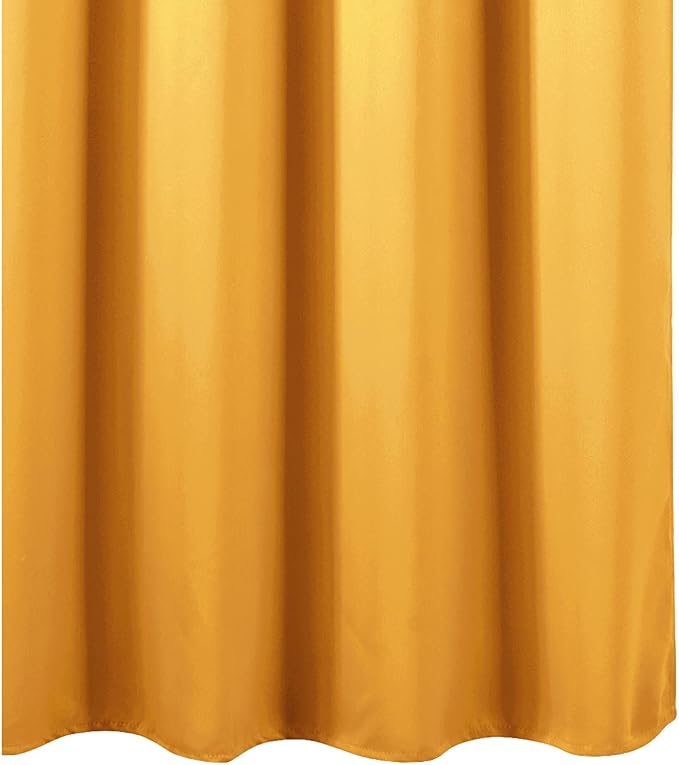 LEMOMO Yellow Thermal Blackout Curtains/52 x 84 Inch/Set of 2 Panels Room - Image 9