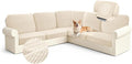 Arfntevss Velvet Sectional Couch Covers L Shape Couch Cushion Covers Slipcovers by Arfntevss
