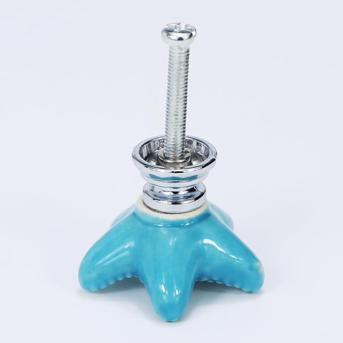 Starfish Drawer Knobs Coastal Kitchen Cabinet Knos Beach Themeb Knob Ceramic - Image 6