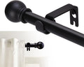 GXOACKJ Curtain Rods for windows 32-48 inch, 5/8 inch Decorative Curtain Rod Set by GXOACKJ