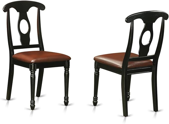 East West Furniture KEC-BLK-LC Kenley Dining Room Chairs by EastWestFurniture