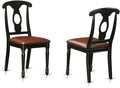 East West Furniture KEC-BLK-LC Kenley Dining Room Chairs by EastWestFurniture