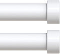 VOIIY 2 Pack Curtain Rods for Windows 28 to 48 Inch, Modern Adjustable Heavy by VOIIYCurtainRods