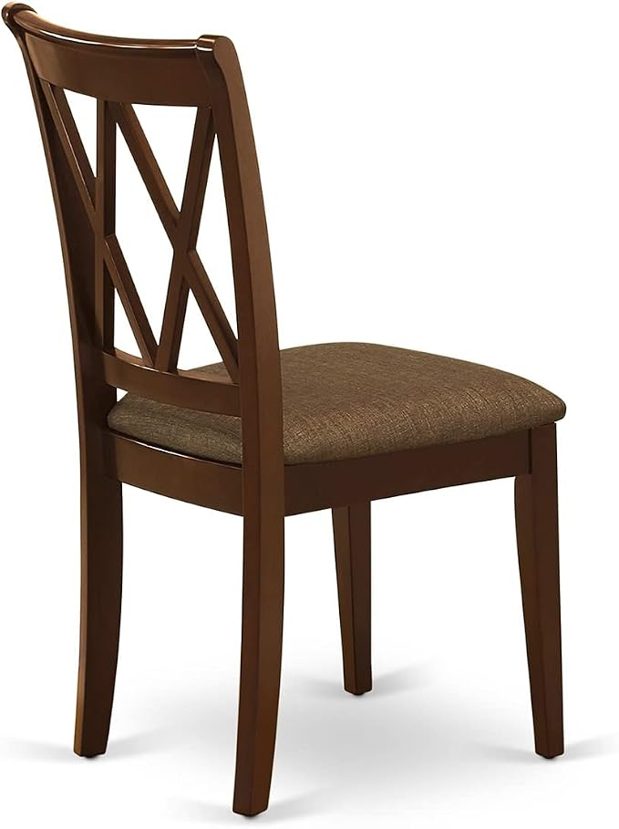 East West Furniture CLC-MAH-C Clarksville Dinette Chairs - Image 7
