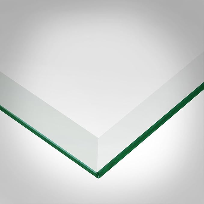 Dulles Glass 10 inch Square Glass Table Top - Image 4