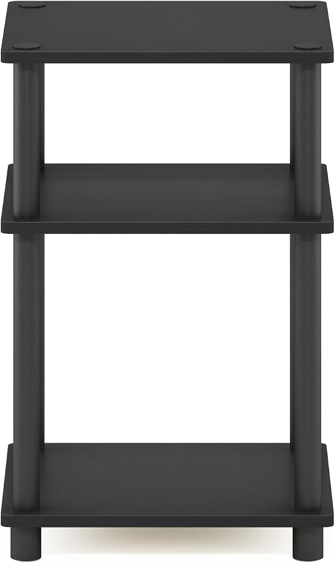 Furinno JUST Side Table, 3-Tier End Table, Open Shelves Night Stand, Bedside - Image 8