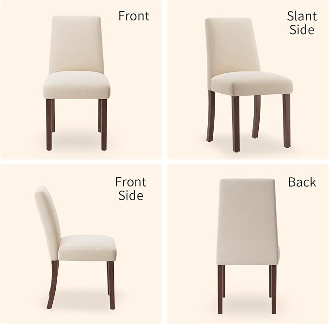 Dining Chairs Set of 2, Modern Dining Room Chairs - Image 8