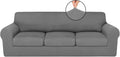 HunnmingRe Sofa Covers for 3 Cushion Couch Stretch Sofa and Loveseat Covers Set by HunnmingRe