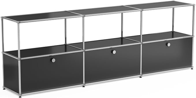 Modern Storage Cabinet Versatile Free-Standing Organizer - Image 4
