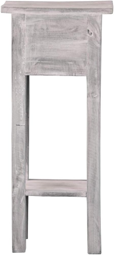 Sunset Trading Shabby Chic Cottage Accent Table, Stonewall Gray - Image 5