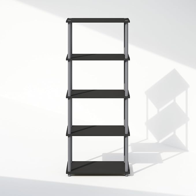 Furinno Turn-N-Tube Book Shelf, 5-Tier Bookshelf, Bookcase - Image 6