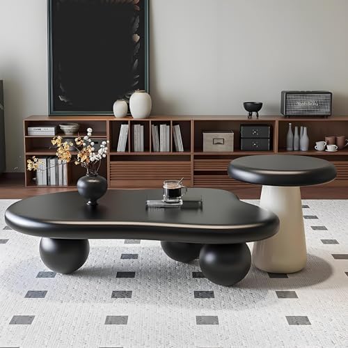 Eco-Friendly Vintage Cream Coffee Table - Image 2