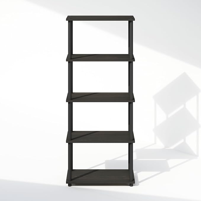 Furinno Turn-N-Tube Book Shelf, 5-Tier Bookshelf, Bookcase - Image 6