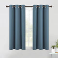 NICETOWN Modern Blackout Curtains Noise Reducing, Smoky Blue, 2 Panels by NICETOWN