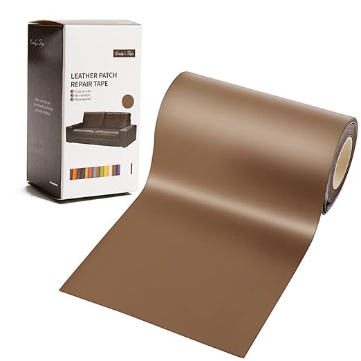 Leather Repair Patch Kit Medium Brown 3 x 60 inch Leather Repair Tape Self by Cindy%27s+Tape