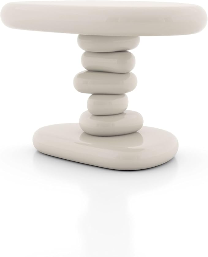 24/7 Shop at Home Kavren Modern 22-inch Oval Glossy Pedestal End Table - Image 9