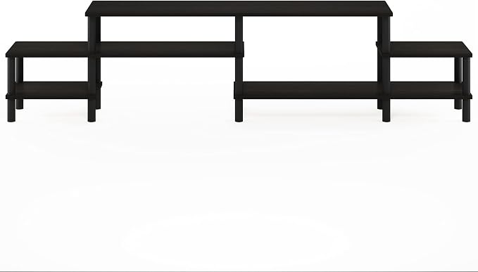 Furinno BESI TV Stand, No Tools Assembly Industrial Style Entertainment Center - Image 3
