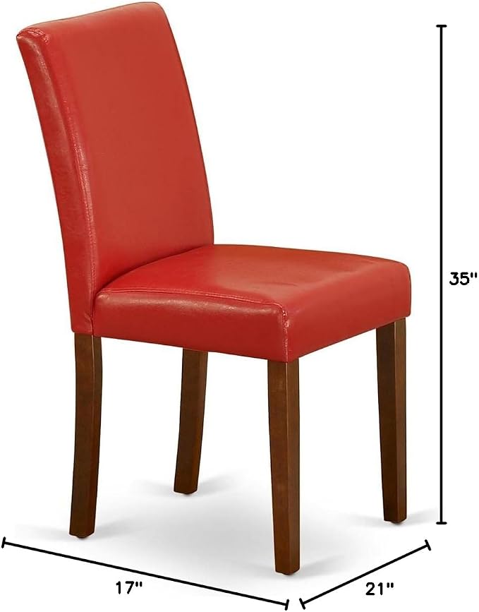 East West Furniture ABP3T72 Abbott Parsons Dining Chairs - Image 3