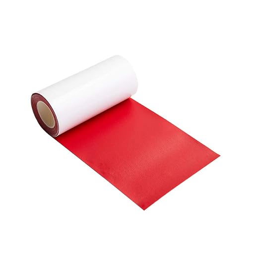 Leather Repair Patch Tape Red 3 x 60 inch Self Adhesive Leather Repair Tape - Image 2