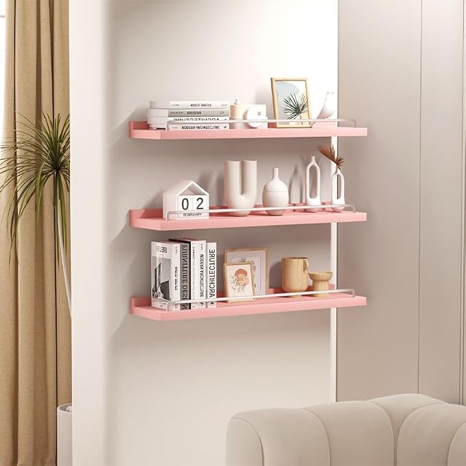 RYOFOBETTO 22 inches Long Floating Shelves, Bathroom Decor Shelves Over Toilet - Image 7