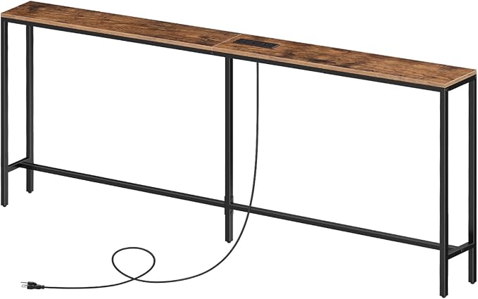 MAHANCRIS 70.9 Skinny Console Table by MAHANCRIS