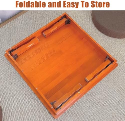 Folding Solid Wood Low Table - Image 3