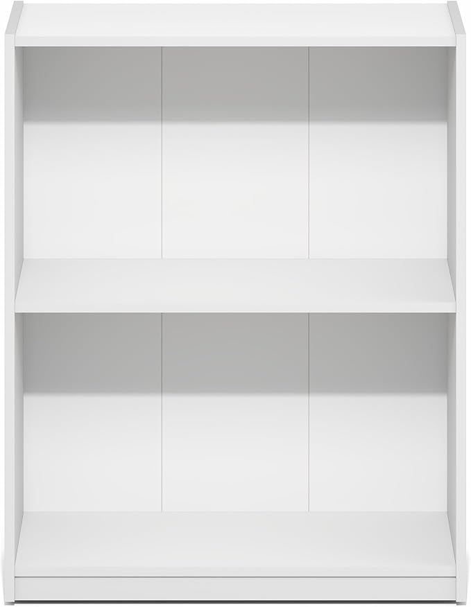 Furinno Gruen Book Shelf, 2-Tier Small Bookshelf, Bookcase - Image 7