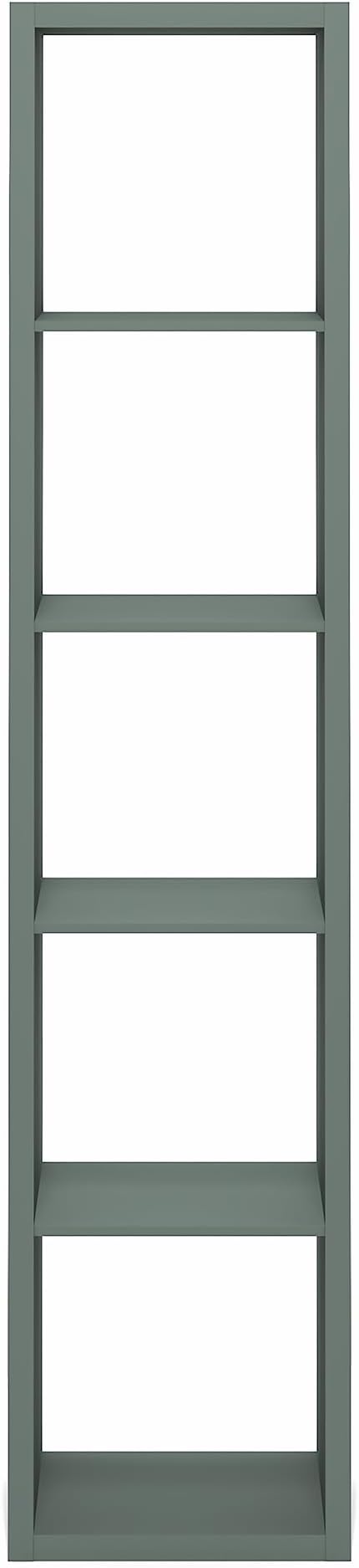 Furinno Cubicle Book Shelf, Vertical 5-Cube Bookshelf, Extra Thick Horizontally - Image 9