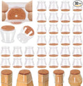 32 Pcs Chair Leg Floor Protectors by VIUME