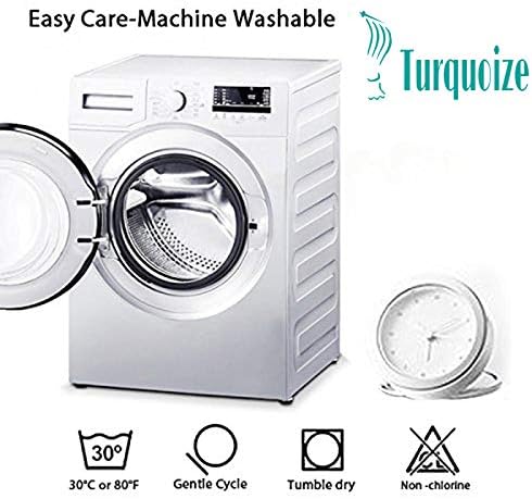 Turquoize Wingback Chair Covers 2 Piece Wing Chair Slipcover Stretch Slipcovers - Image 7