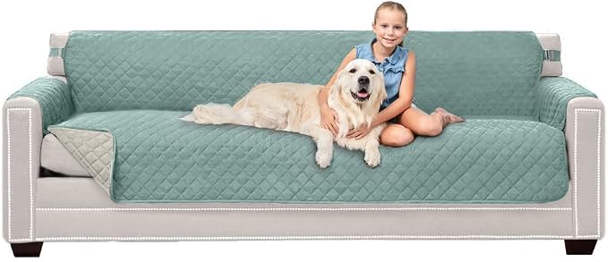 Sofa Shield® Couch Slip Covers for Dogs, Reversible Furniture Protector by SofaShield