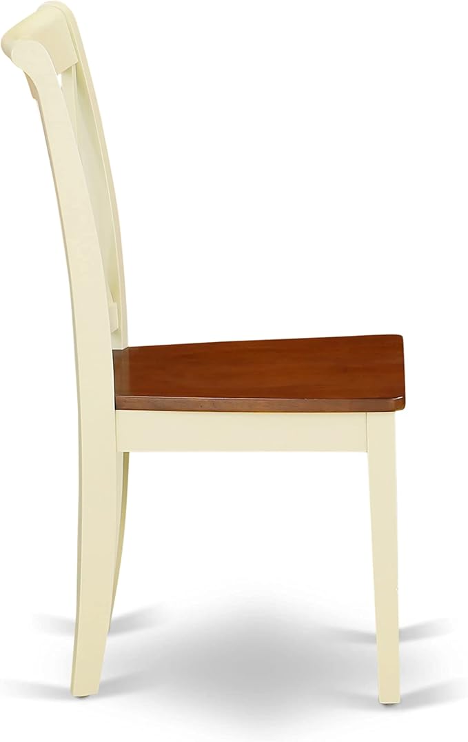 East West Furniture CLC-BMK-W Clarksville Dining Room Chairs - Image 6