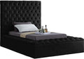 Meridian Furniture Bliss Collection Modern | Contemporary Velvet Upholstered Bed by MeridianFurniture