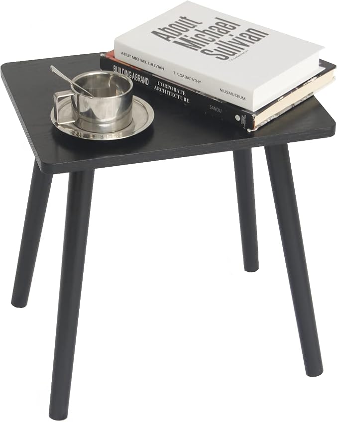 AWASEN Side Table, Small Black End Table by AWASEN