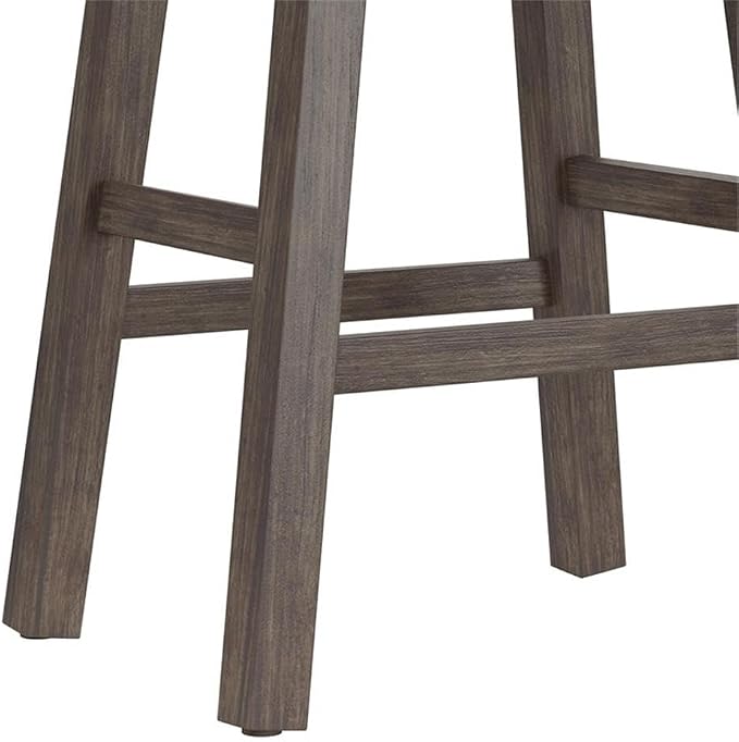 Hillsdale Furniture Saddle Counter Stool, Rustic Gray - Image 5