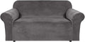 H.VERSAILTEX Stretch Velvet Loveseat Covers by HVERSAILTEX