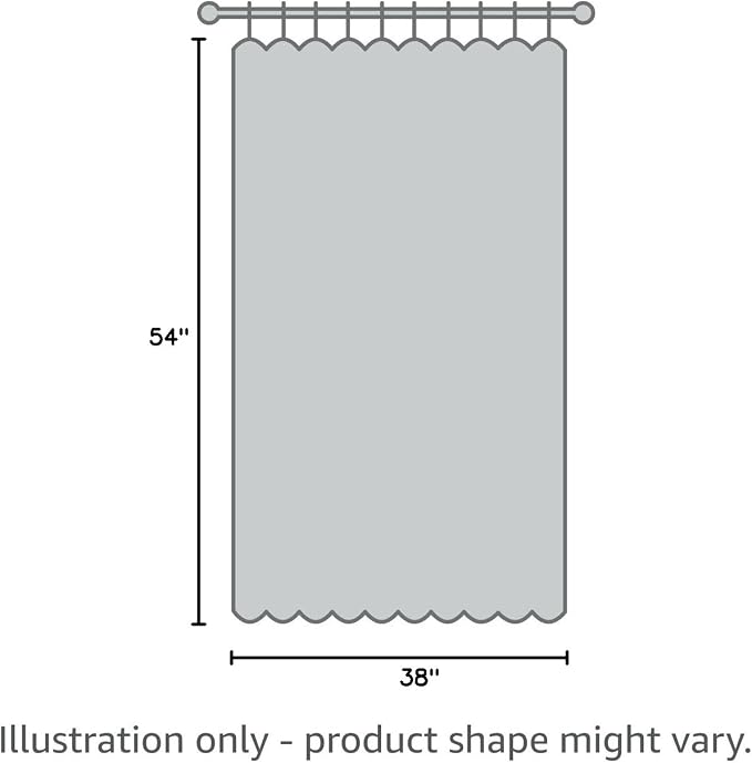 LEMOMO Grey Blackout Curtains for Bedroom Room Darkening Curtains/38 x 54 Inch - Image 10