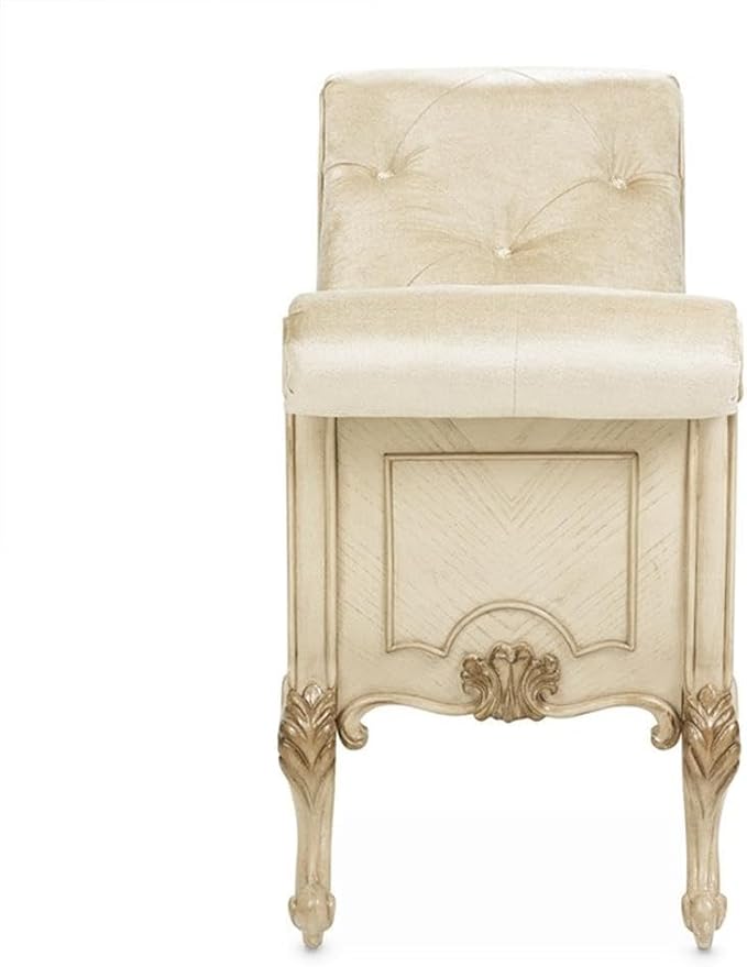 Michael Amini Platine de Royale Velvet Accent Bench - Image 5