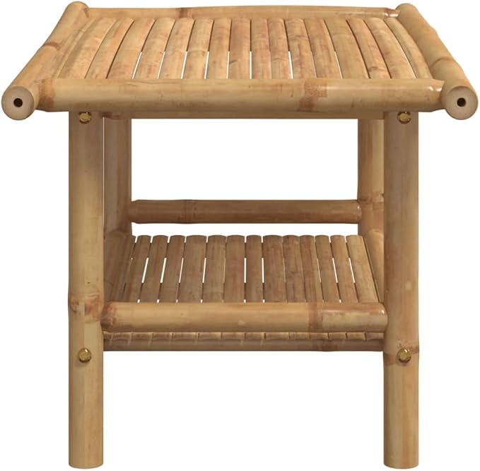Modern Bamboo Coffee Table - Image 5